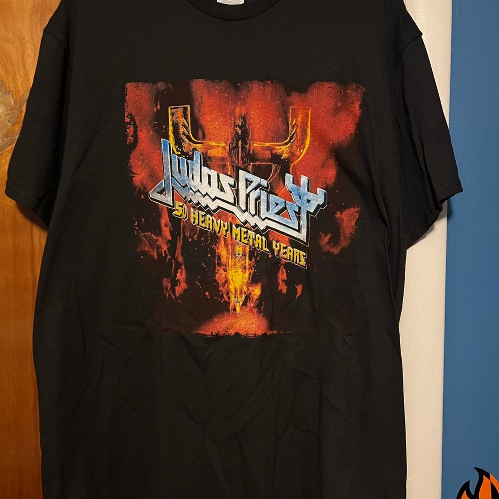 Black Judas Priest Graphic T-Shirt